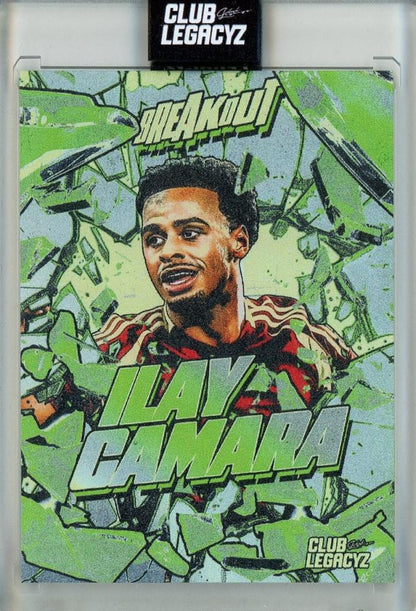 2026 CLUB LEGACYZ ICONS Ilay Camara Breakout35/50 Senegal trading card with player image and serial number