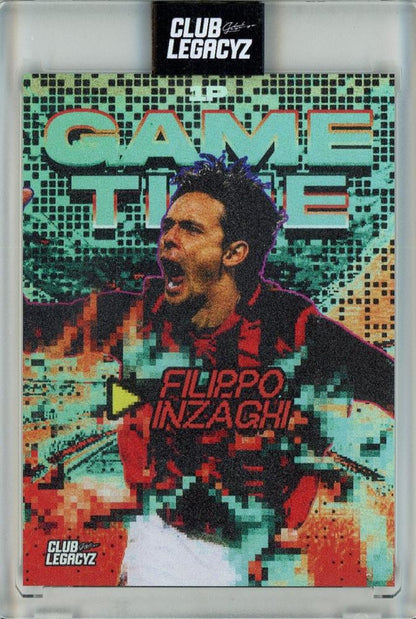 2026 CLUB LEGACYZ ICONS Filipo Inzaghi AC Milan trading card numbered 16 of 100