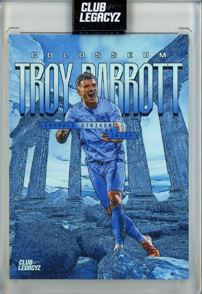 2026 CLUB LEGACYZ ICONS Troy Parrott Colosseum39/100 collectible from Alkmaar Zaanstreek shown in main photo