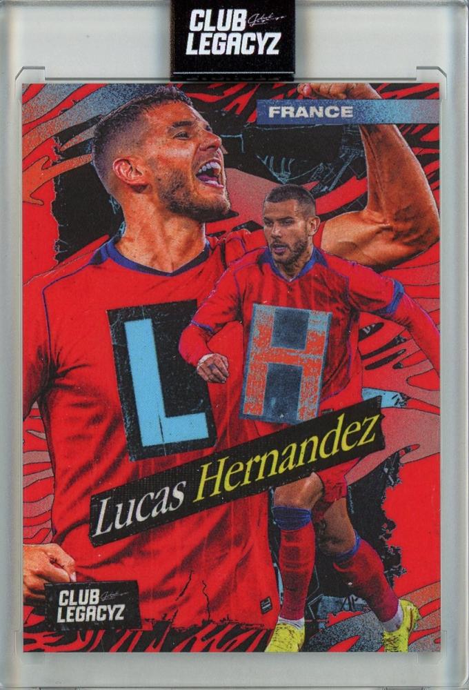 2026 CLUB LEGACYZ ICONS Lucas Hernandez collectible card Shifters5/200 from France in used condition
