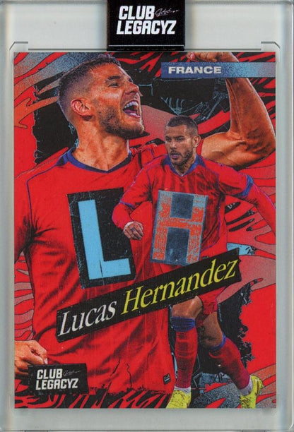 2026 CLUB LEGACYZ ICONS Lucas Hernandez collectible card Shifters5/200 from France in used condition
