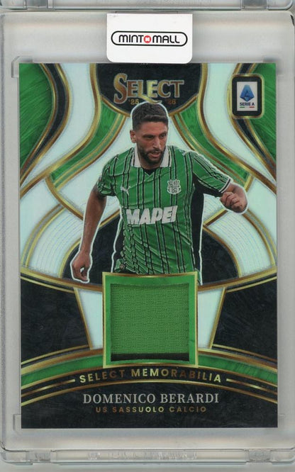 2025-26 PANINI SELECT SERIE A Domenico Berardi Jersey #SM-DBE from US Sassuolo Calcio