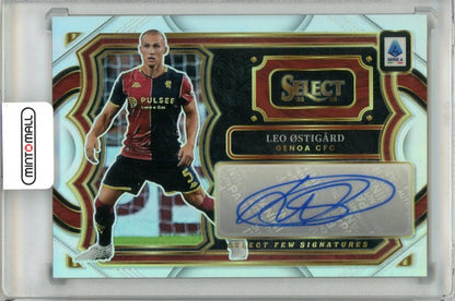 2025-26 PANINI SELECT SERIE A Leo Ostigard autograph trading card from Genoa Cfc