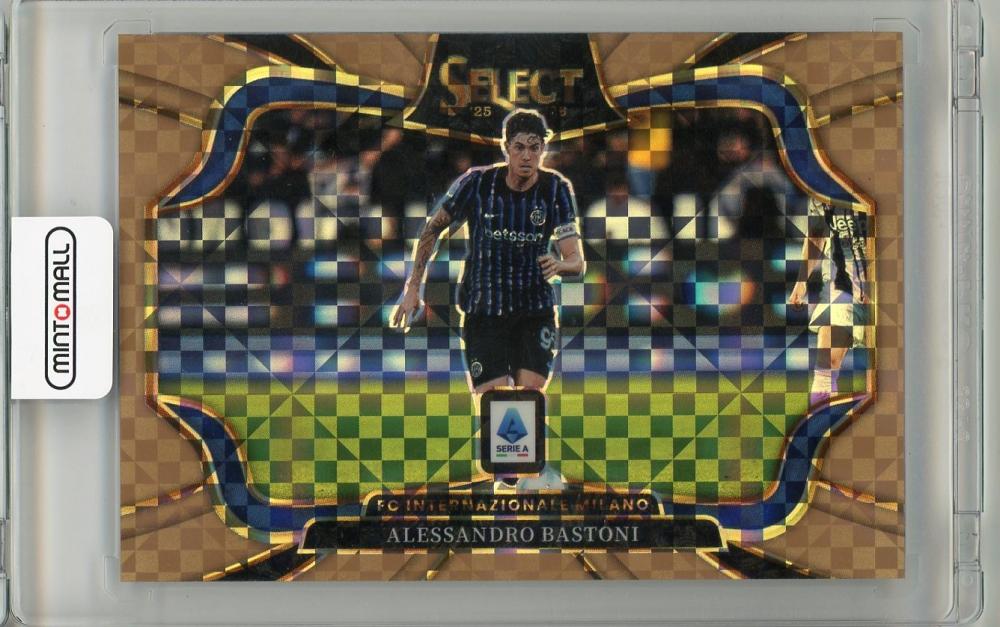 2025-26 PANINI SELECT SERIE A Alessandro Bastoni trading card numbered 20269/99 from FC Internazionale Milano