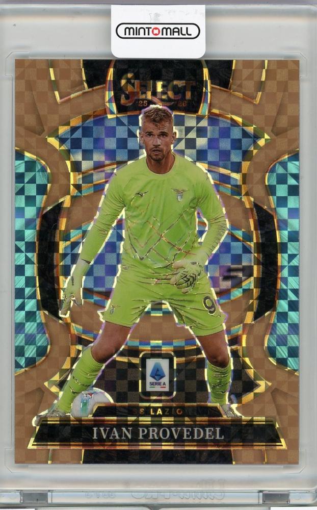 2025-26 PANINI SELECT SERIE A Ivan Provedel trading card numbered 3258 out of 99 from SS Lazio