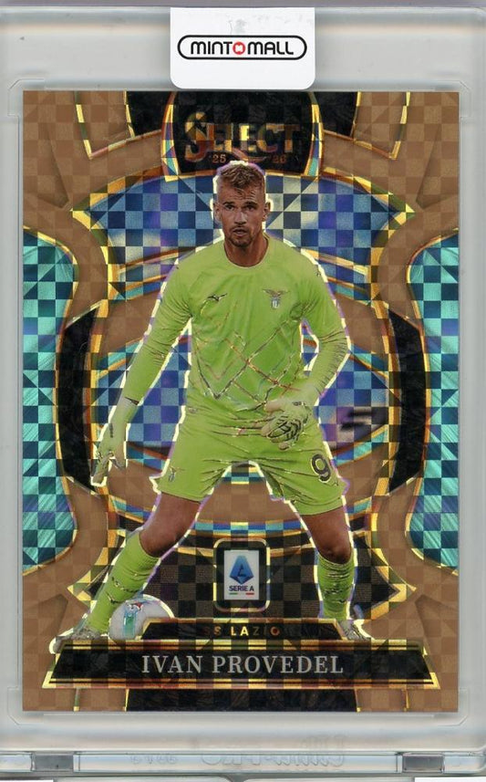 2025-26 PANINI SELECT SERIE A Ivan Provedel trading card numbered 3258 out of 99 from SS Lazio