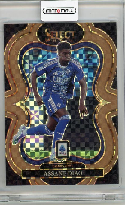 2025-26 PANINI SELECT SERIE A Assane Diao trading card numbered 158 of 99 from Como 1907