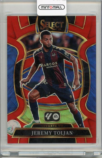 2025-26 PANINI SELECT LA LIGA trading card featuring Jeremy Toljan from Levante UD, numbered 9256 out of 9259
