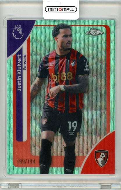 2025-26 TOPPS Premier League Justin Kluivert trading card numbered 1199 from AFC Bournemouth