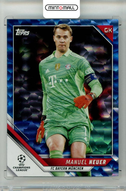 2022-23 Topps Uefa Club Competition Manuel Neuer #159 Blue Icy Parallel collectible card