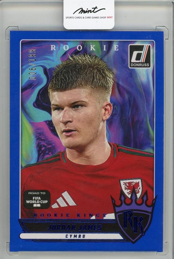 2025-26 PANINI DONRUSS ROAD TO FIFA WORLD CUP Jordan James PITCH KINGS collectible trading card