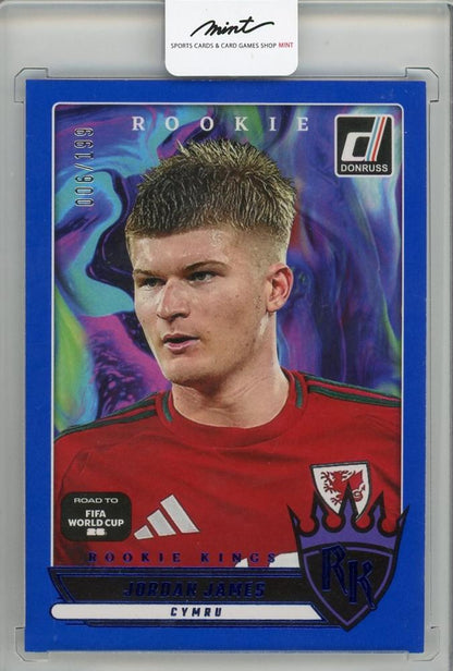 2025-26 PANINI DONRUSS ROAD TO FIFA WORLD CUP Jordan James PITCH KINGS collectible trading card
