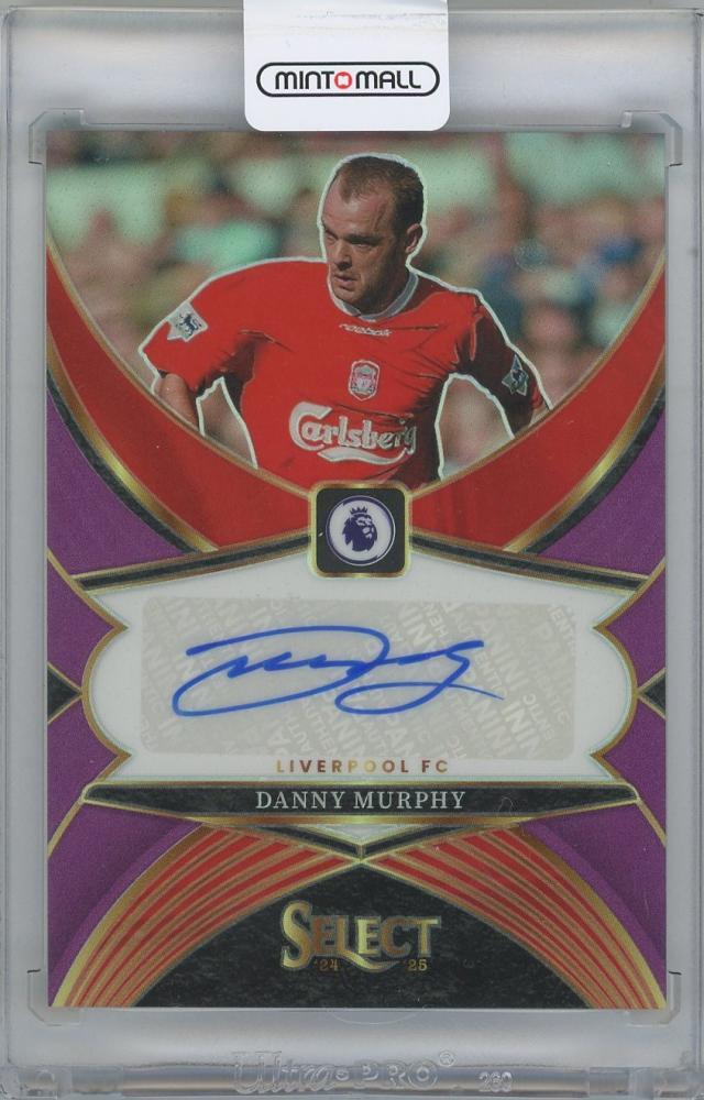 2024-25 Panini Select English Premier League Purple Danny Murphy Liverpool FC card serial 107 of 199