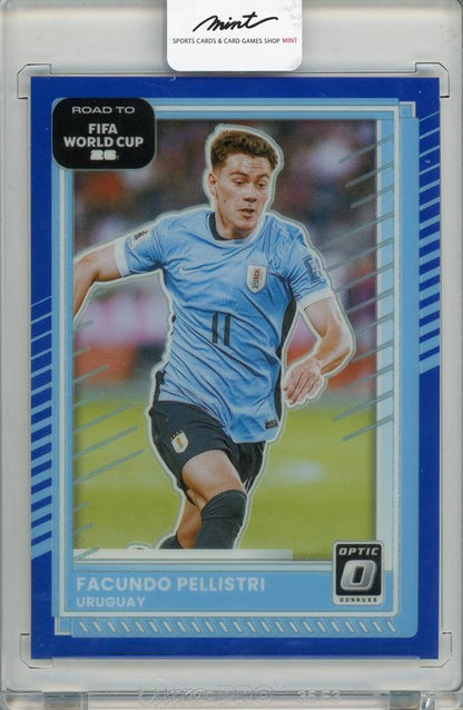 2025-26 PANINI DONRUSS ROAD TO FIFA WORLD CUP Facundo Pellistri trading card numbered 5369 out of 75 from Uruguay