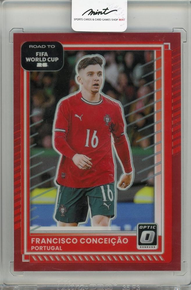 2025-26 Panini Donruss Road to FIFA World Cup trading card of Francisco Conceicao from Portugal, serial #88155/199