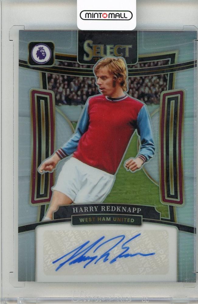 2023-24 PANINI Select English Premier League Harry Redknapp Signatures trading card #27 West Ham United