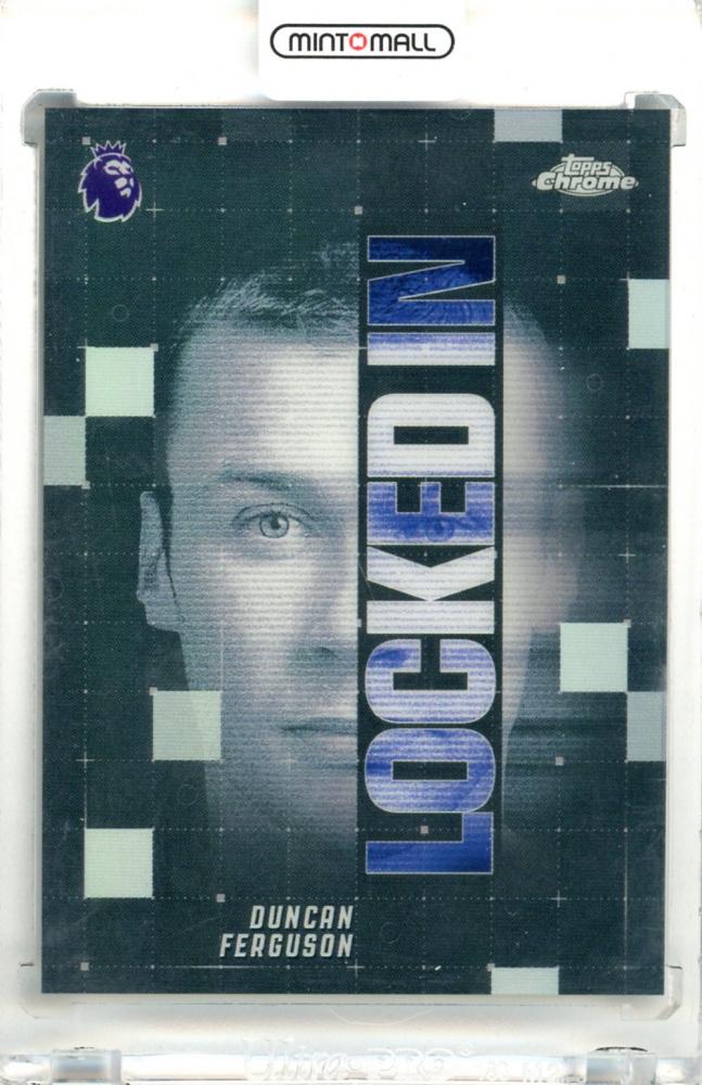 2026 Topps Chrome Premier League Duncan Ferguson #LI-20 Locked In Everton trading card