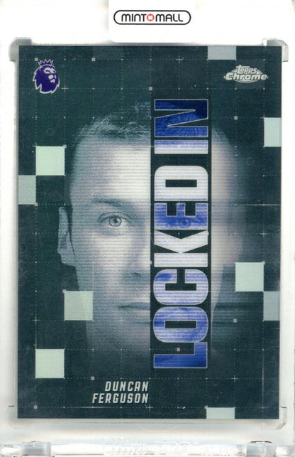 2026 Topps Chrome Premier League Duncan Ferguson #LI-20 Locked In Everton trading card