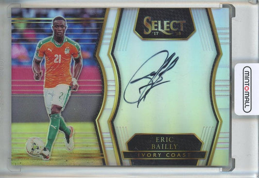 2017-18 Select Eric Bailly Signatures #21 collectible card with autograph in used condition