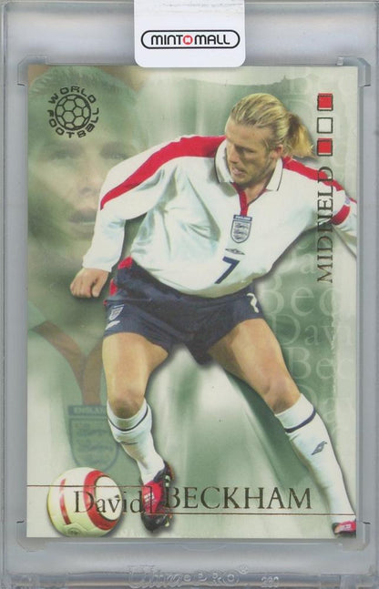 2004 FUTERA World Football Series #18 David Beckham trading card from England in used condition
