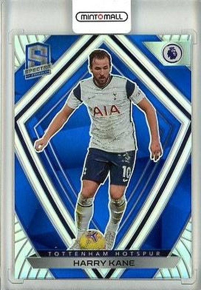 2020-21 Panini Chronicles Harry Kane Blue card serial number 46 of 49