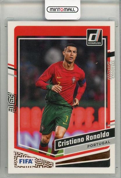 2023-24 PANINI Donruss Cristiano Ranaldo trading card front view