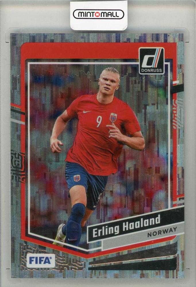 2023-24 PANINI Donruss Erling Haaland trading card in brand new condition