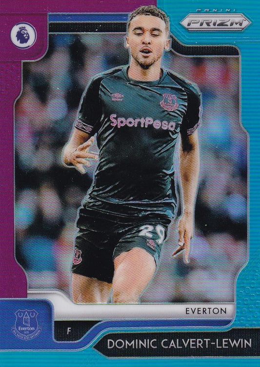 2019-20 Panini Prizm Premier League Dominic Calvert-Lewin Everton base multicolor parallel trading card