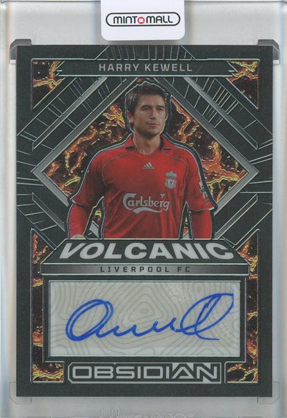 2022-23 Panini Obsidian Harry Kewell Volcanic Signatures trading card #19008 Liverpool FC