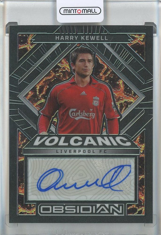 2022-23 Panini Obsidian Harry Kewell Volcanic Signatures trading card #19008 Liverpool FC
