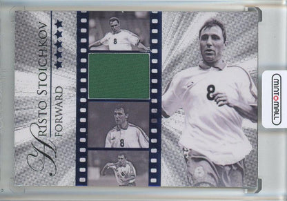 2024 Futera Unique Hristo Stoichkov Legende trading card #LG2801/09 featuring Bulgaria football legend