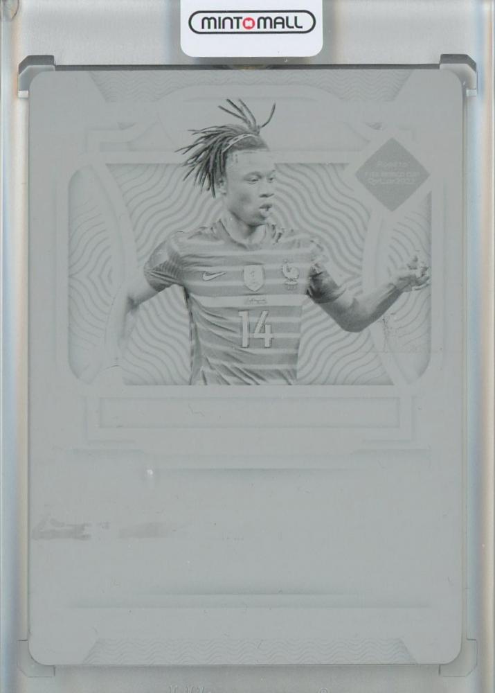 2022 Panini National Treasures Road to the World Cup Eduardo Camavinga 1/1 Printing Plates card France