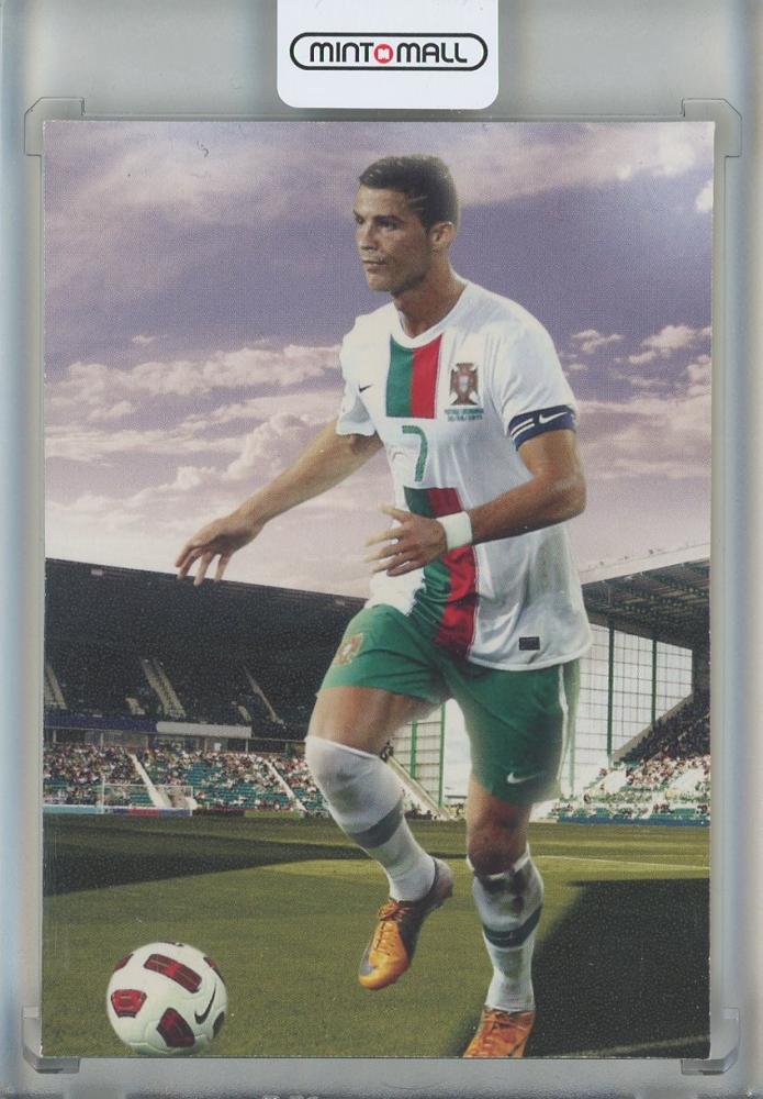 2012 Futera Unique Cristiano Ronaldo trading card #103 featuring Real Madrid team