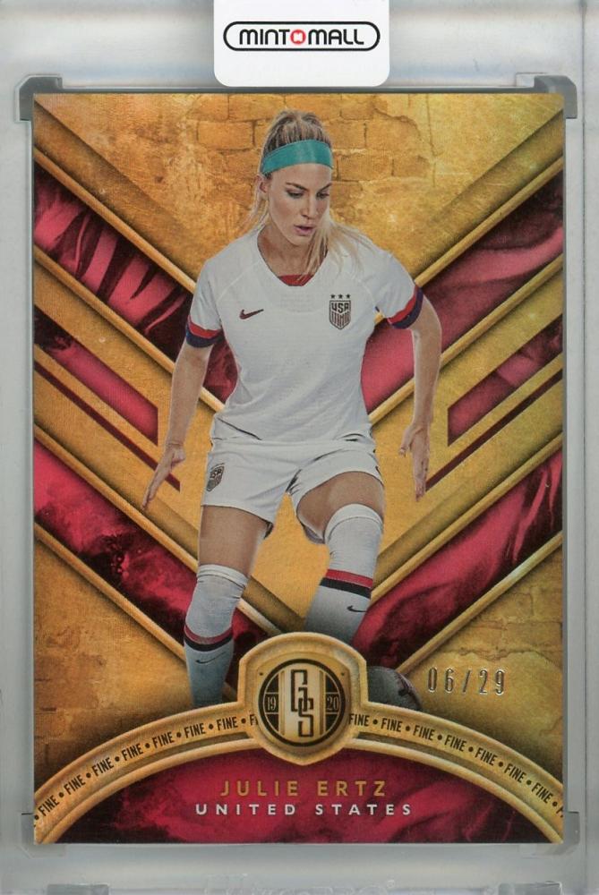 2019-20 Panini Gold Standard United States Julie Ertz Base Parallel serial number 06/29 soccer trading card