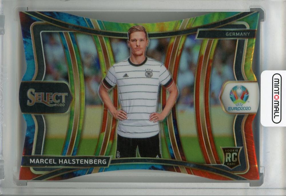 2020 Panini Select UEFA Euro Preview Germany Marcel Halstenberg Base Mezzanine Tie-Dye RC parallel card 22 of 25