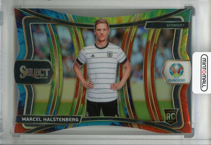 2020 Panini Select UEFA Euro Preview Germany Marcel Halstenberg Base Mezzanine Tie-Dye RC parallel card 22 of 25