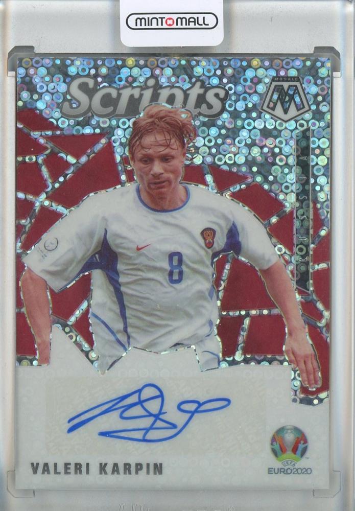 2020-21 Panini Mosaic UEFA Euro Valeri Karpin Scripts Circles trading card #38 from Russia