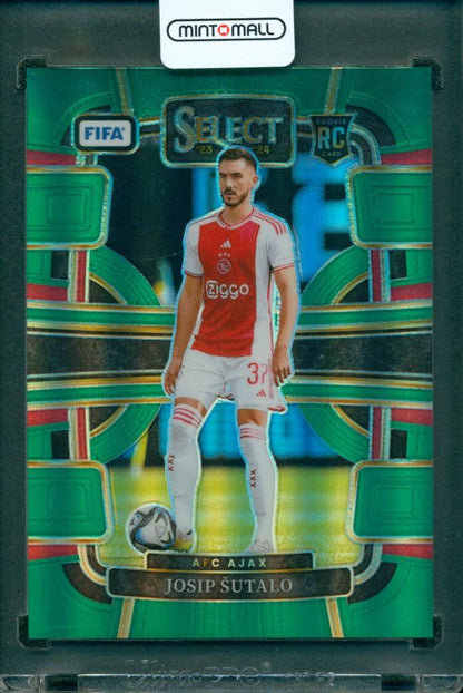 2023-24 PANINI Select FIFA Soccer trading card of Josip Šutalo #53 graded Gleen5/5 for AFC Ajax