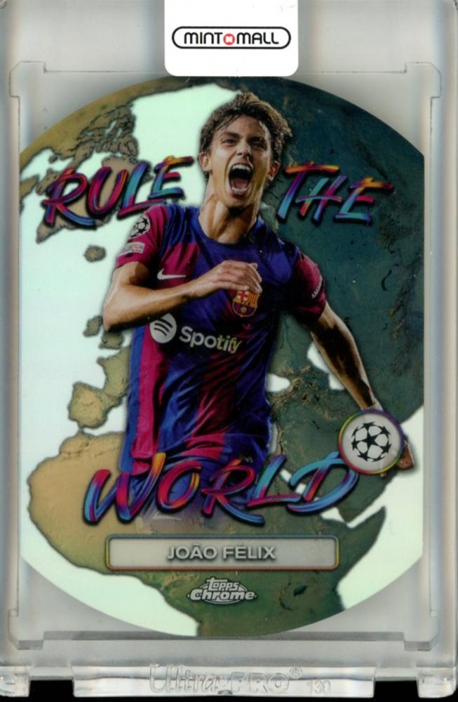 2024 Topps UEFA Champions League Japan Edition trading card of João Félix from Fc Barcelona with serial number