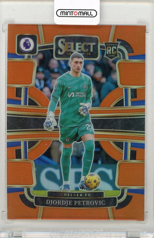 2023-24 PANINI Select Premier League Soccer card Djordje Petrovic Orange #3408/75 Chelsea FC