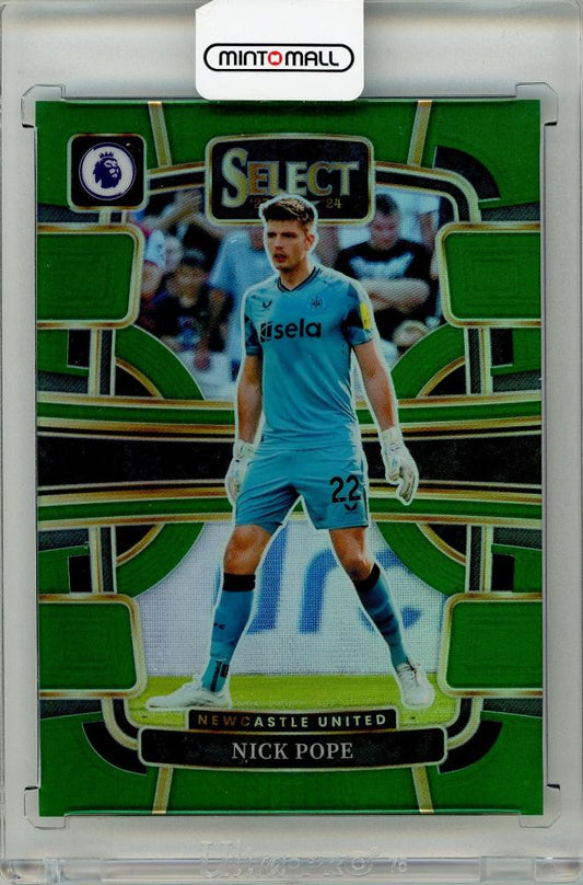 2023-24 PANINI Select Premier League Nick Pope Green soccer card #753/5 from Newcastle United
