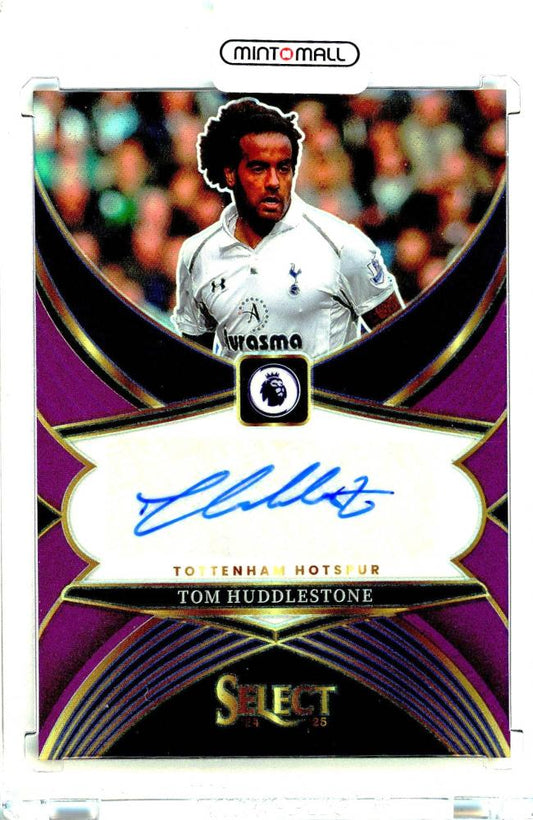 2024-25 PANINI Select English Premier League Tom Huddlestone Select Signatures Purple card numbered 17135/199