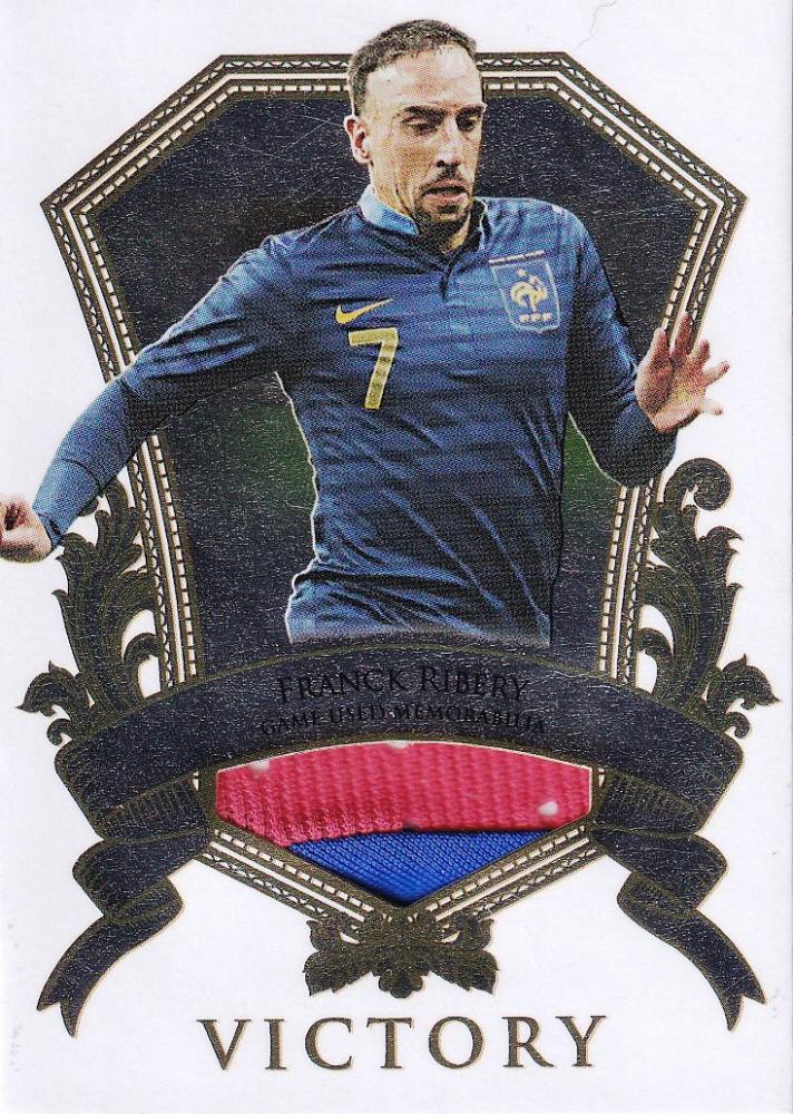 2020 Futera Unique France Franck Ribery Victory Relics trading card numbered 01 of 29