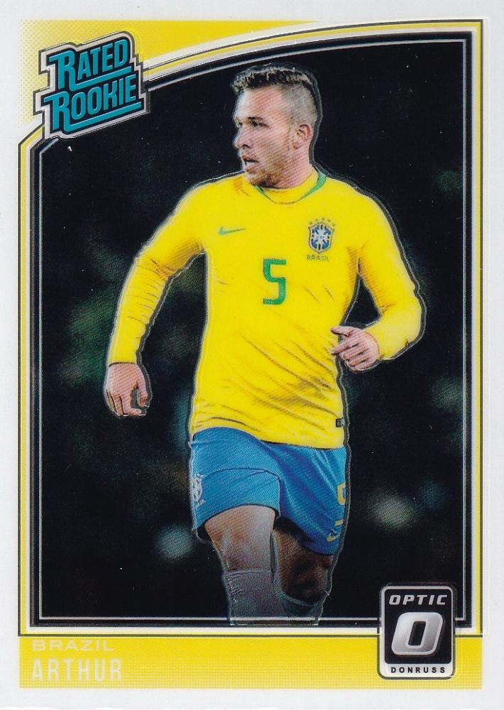 2018-19 Panini Donruss Brazil Arthur Base Optic trading card featuring player Arthur