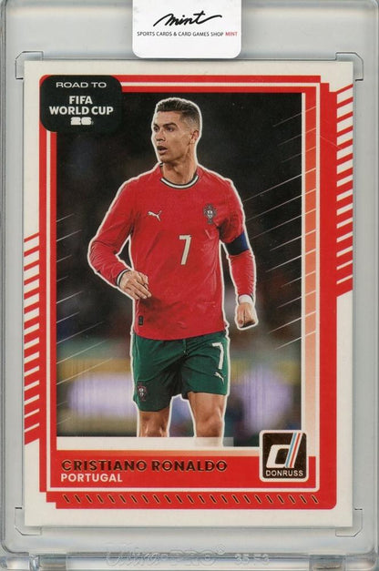 2025-26 PANINI DONRUSS ROAD TO FIFA WORLD CUP trading card featuring Cristiano Ronaldo #91 Portugal