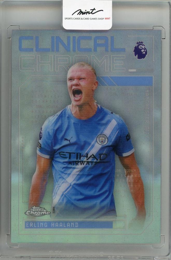 2026 TOPPS PREMIER LEAGUE Erling Haaland #CC-11 Manchester City trading card front view