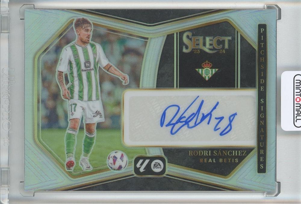 2023-24 PANINI SELECT LA LIGA Rodri Sanchez Pitchside Signatures card from Real Betis