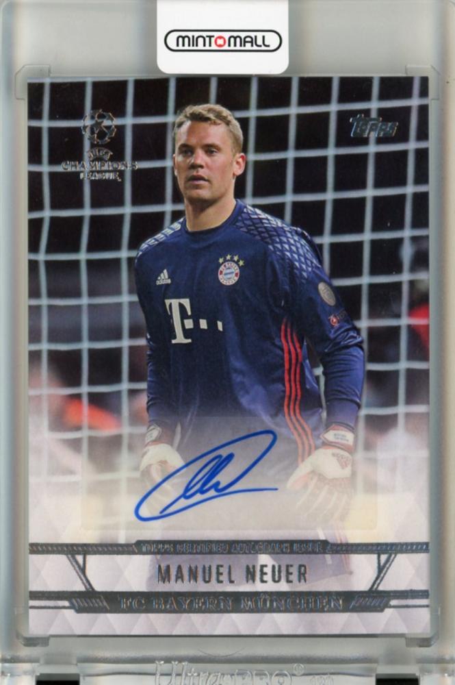 2016-17 Topps UEFA Champions League Showcase Manuel Neuer Autograph trading card #CLAMN