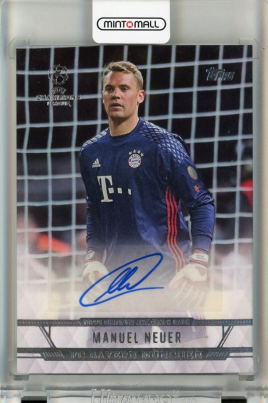 2016-17 Topps UEFA Champions League Showcase Manuel Neuer Autograph trading card #CLAMN