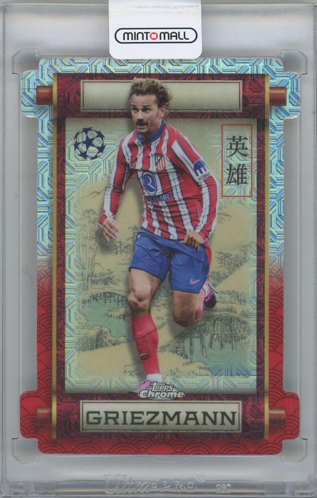 2024-25 TOPPS UEFA Japan Edition Heroes trading card featuring Antoine Griezmann of Atletico Madrid